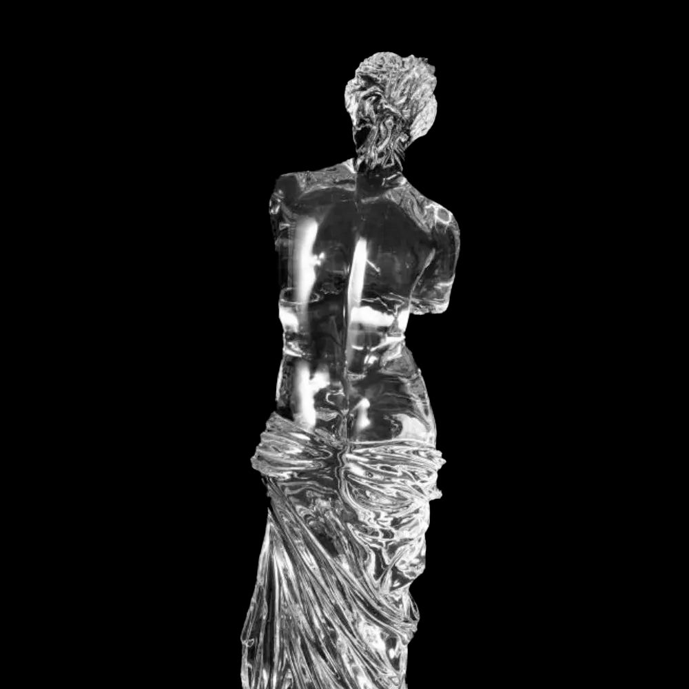 Goddess Venus Statue, 1530mm Height, Synthetic Crystal Sculpture for Luxury Interior Decor