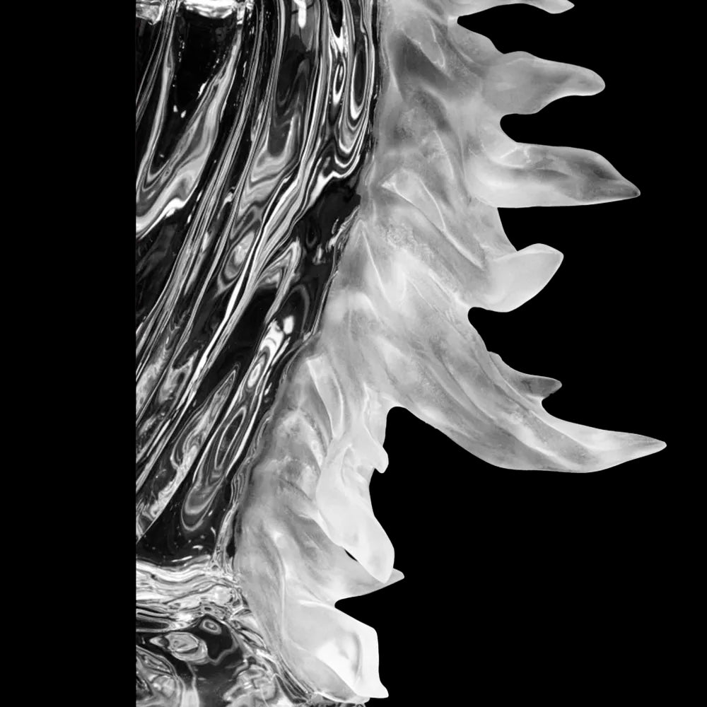 Wind Chaser – Majestic Horse Crystal Sculpture (1.9M) – Art Statue