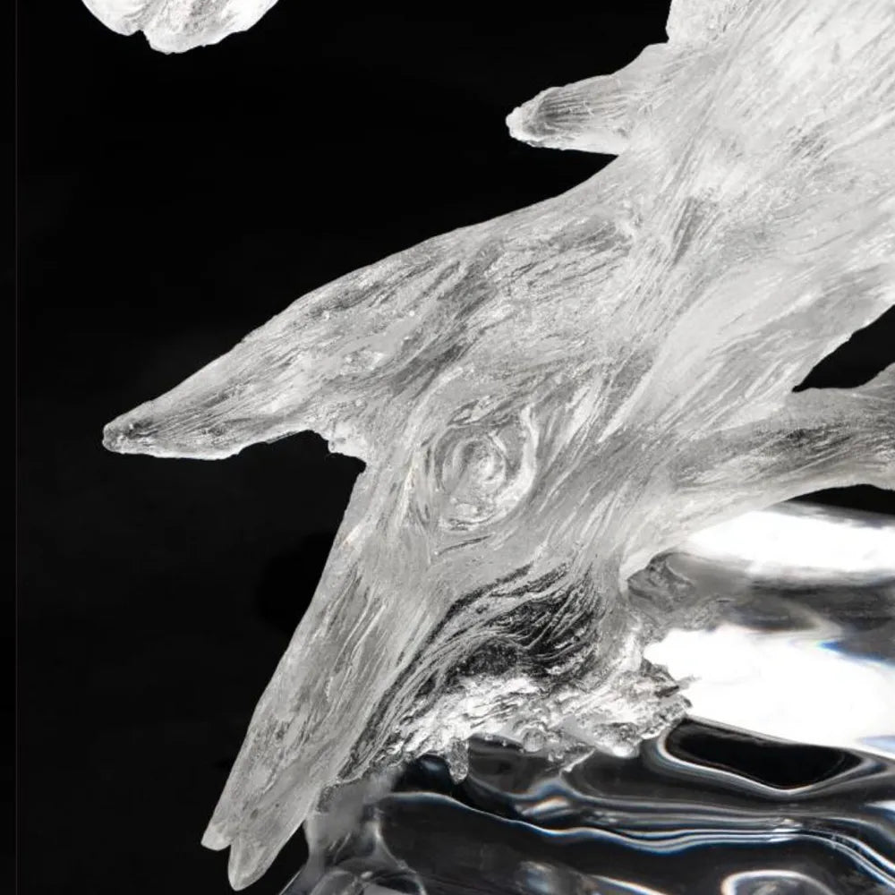 crystal horse sculpture equestrian art statue decorative piece