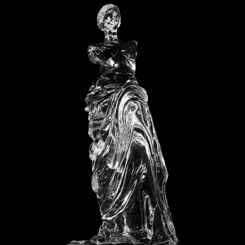 Goddess Venus Statue, 1530mm Height, Synthetic Crystal Sculpture for Luxury Interior Decor